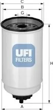 Palivový filtr UFI (24.371.00)