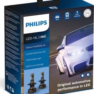 Philips LED Ultinon Pro9000 HL 11342U90CWX2 H4 12-24V 18W