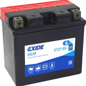 Exide AGM ETZ7-BS 12V 6Ah 100A