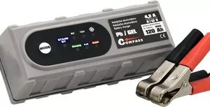 Compass Nabíječka mikroprocesor 4Amp 6/12V 120Ah PB/Gel